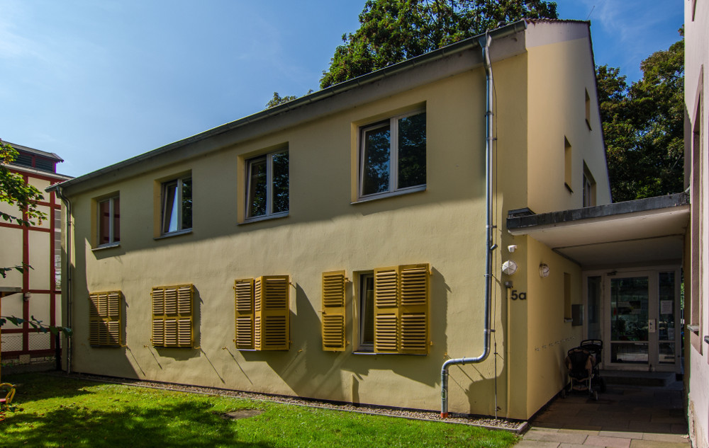 Eine familiäre Einrichtung am Innenstadt-Wall mit einem kleinen Garten.